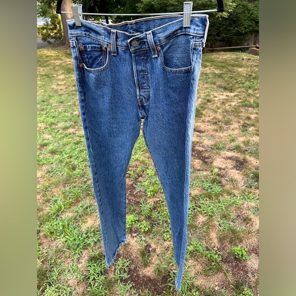 Vintage 90s Denim Levi’s 501 Jeans Button Fly 28x32 Excellent Condition - Picture 15 of 17